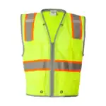 custom high visibility safety vest – Lime – C1510-1511
