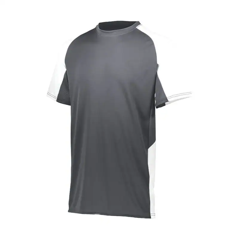 Graphite/White Custom Soccer Jersey – Augusta Sportswear Cutter Jersey with Logo Printing