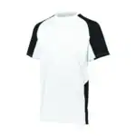 White/Black Custom Soccer Jersey – Augusta Sportswear Cutter Jersey with Logo Printing