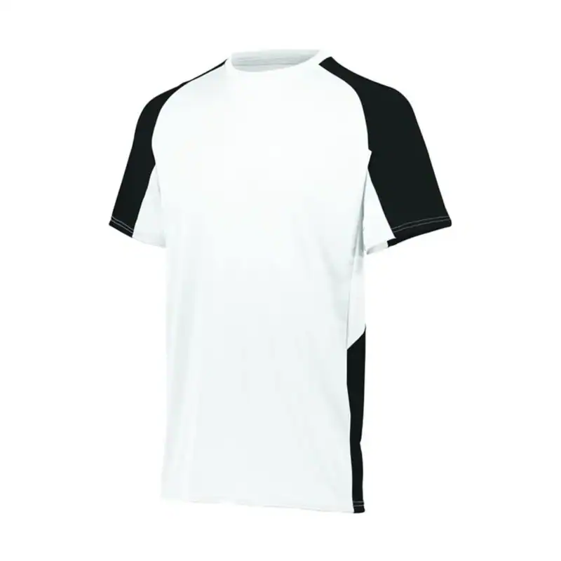 White/Black Custom Soccer Jersey – Augusta Sportswear Cutter Jersey with Logo Printing
