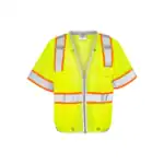 custom high visibility safety vest – Lime – C1550-1551