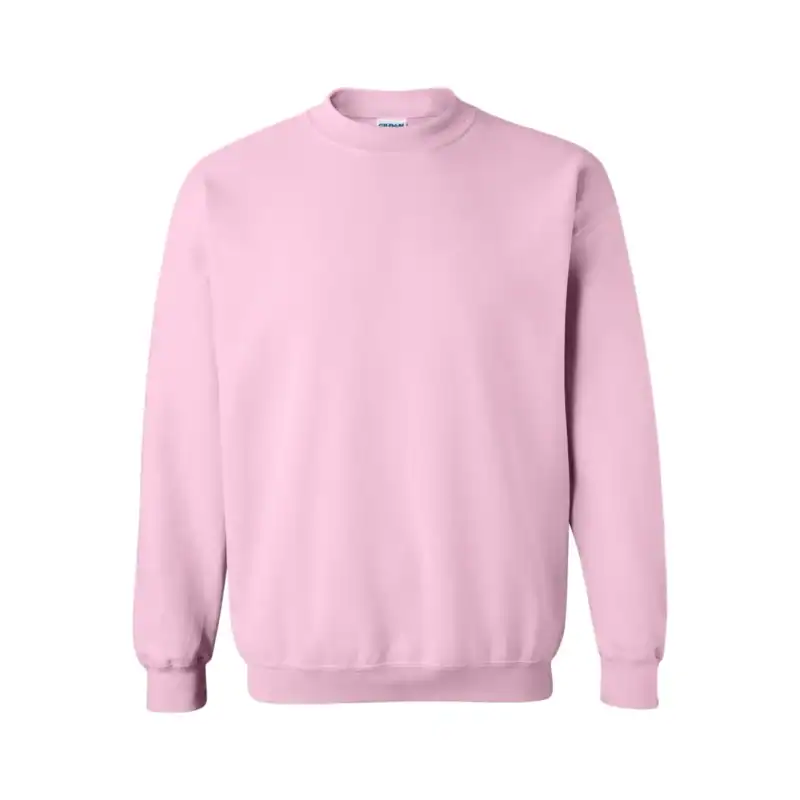 Light Pink Custom Crewneck Sweatshirt – Gildan Heavy Blend 18000 | Unisex Branded Apparel