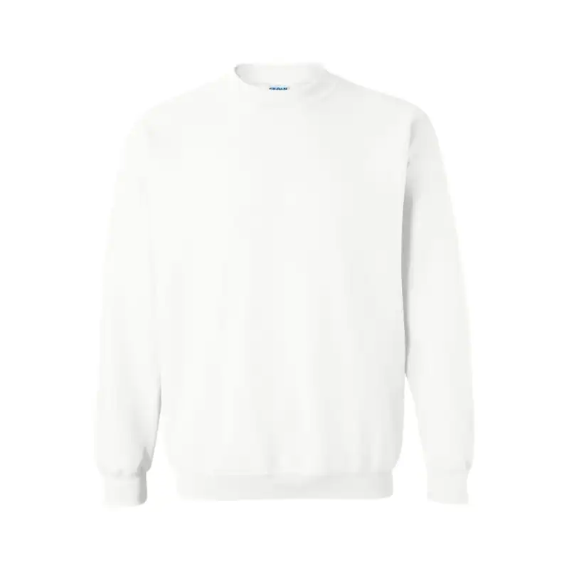 White Custom Crewneck Sweatshirt – Gildan Heavy Blend 18000 | Unisex Branded Apparel
