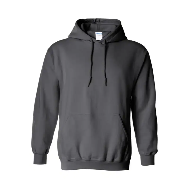 Charcoal Custom Gildan Hoodie – Heavy Blend 18500 Pullover Sweatshirt