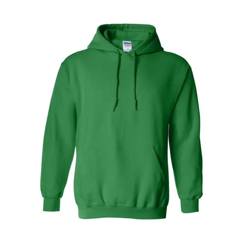 Irish Green Custom Gildan Hoodie – Heavy Blend 18500 Pullover Sweatshirt