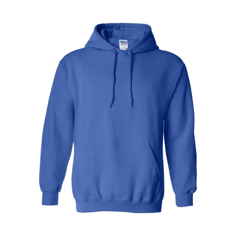 Royal Blue Custom Gildan Hoodie – Heavy Blend 18500 Pullover Sweatshirt