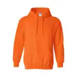 Safety (NEON) Orange Custom Gildan Hoodie – Heavy Blend 18500 Pullover Sweatshirt