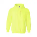 Safety (NEON) Yellow Custom Gildan Hoodie – Heavy Blend 18500 Pullover Sweatshirt