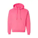 Safety Pink Custom Gildan Hoodie – Heavy Blend 18500 Pullover Sweatshirt