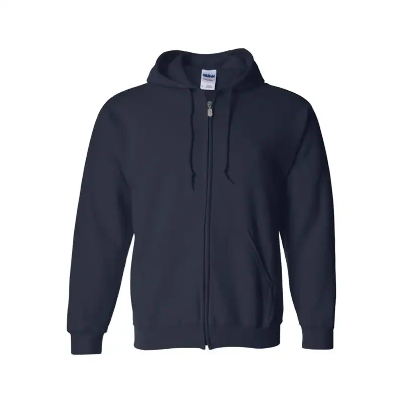 Custom Gildan 18600 Full-Zip Hoodie – Navy – C18600