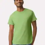 Kiwi Custom Gildan Ultra Cotton T-Shirt – 2000 (100% Cotton) shown on model