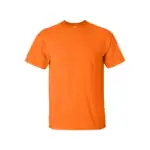 Safety (NEON) Orange Custom Gildan Ultra Cotton T-Shirt – 2000 (100% Cotton)