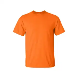Safety (NEON) Orange Custom Gildan Ultra Cotton T-Shirt – 2000 (100% Cotton)