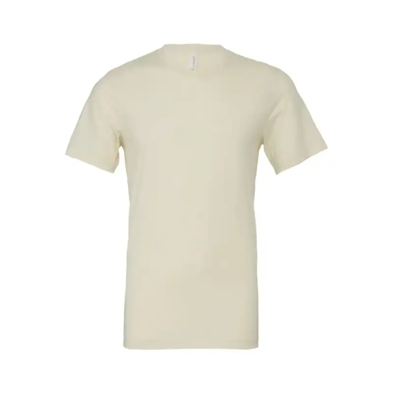 Natural Custom BELLA + CANVAS Jersey T-Shirt – 3001