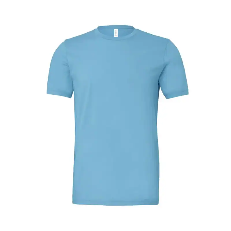 Ocean Blue Custom BELLA + CANVAS Jersey T-Shirt – 3001