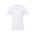 White Custom BELLA + CANVAS Jersey T-Shirt – 3001