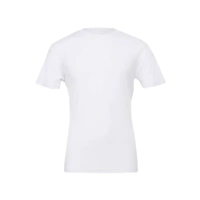 White Custom BELLA + CANVAS Jersey T-Shirt – 3001