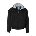 Black Custom Logo Fleece Jacket – Augusta Sportswear Hooded Team Outerwear