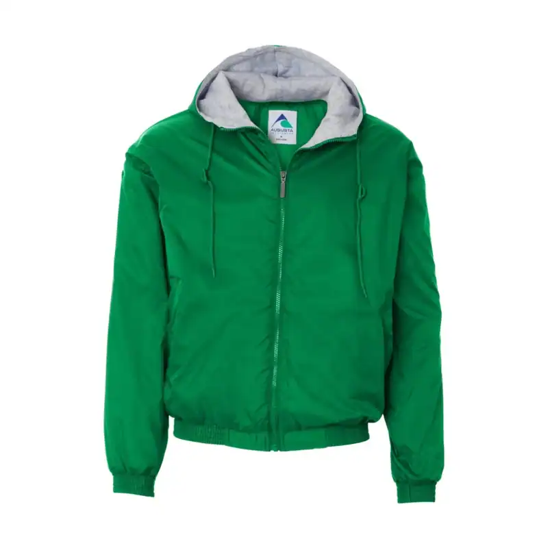 Kelly Custom Logo Fleece Jacket – Augusta Sportswear Hooded Team Outerwear