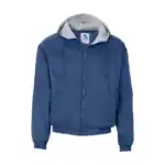 Royal Custom Logo Fleece Jacket – Augusta Sportswear Hooded Team Outerwear