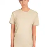 Cream Custom Cotton T-Shirt – Next Level 3600 shown on model