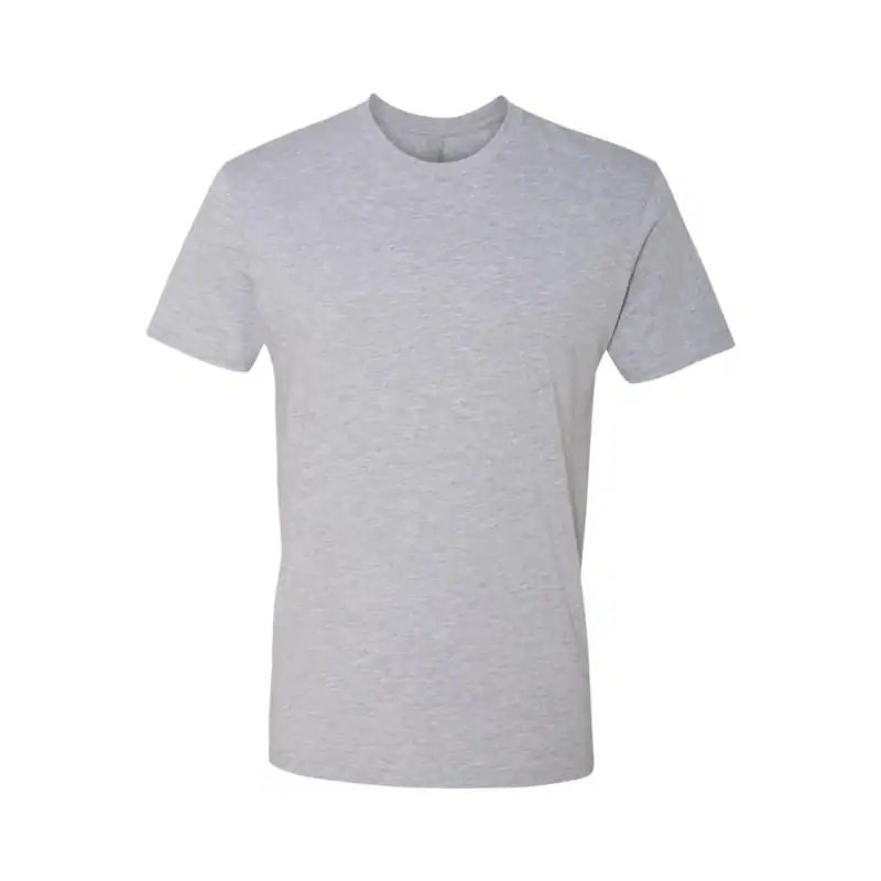 Gray Heather Custom Cotton T-Shirt – Next Level 3600