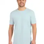 Light Blue Custom Cotton T-Shirt – Next Level 3600 shown on model