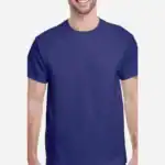 Cobalt Custom Heavyweight T-Shirt – Gildan 5000 | 100% Cotton Custom Print Tee shown on model