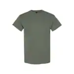 Heather Military Green Custom Heavyweight T-Shirt – Gildan 5000 | 100% Cotton Custom Print Tee