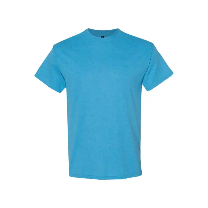Heather Sapphire Custom Heavyweight T-Shirt – Gildan 5000 | 100% Cotton Custom Print Tee