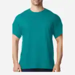 Jade Dome Custom Heavyweight T-Shirt – Gildan 5000 | 100% Cotton Custom Print Tee shown on model