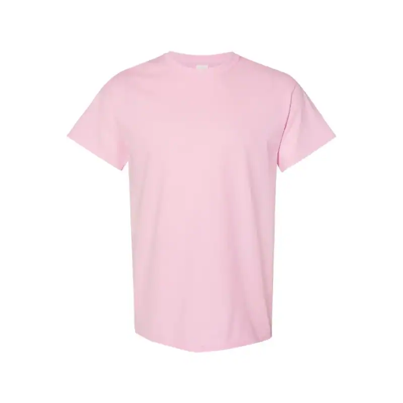 Light Pink Custom Heavyweight T-Shirt – Gildan 5000 | 100% Cotton Custom Print Tee