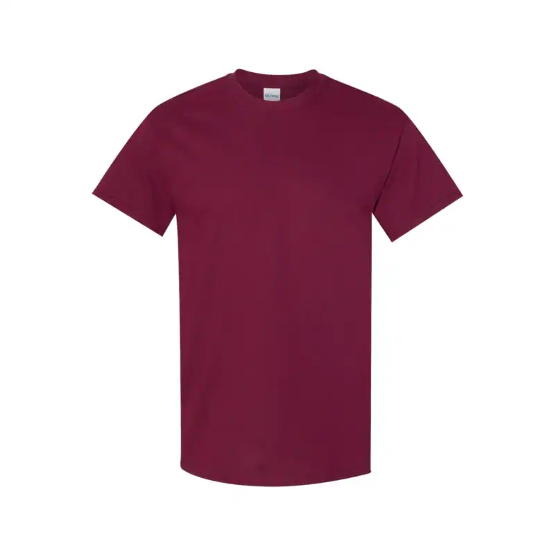 Maroon Custom Heavyweight T-Shirt – Gildan 5000 | 100% Cotton Custom Print Tee