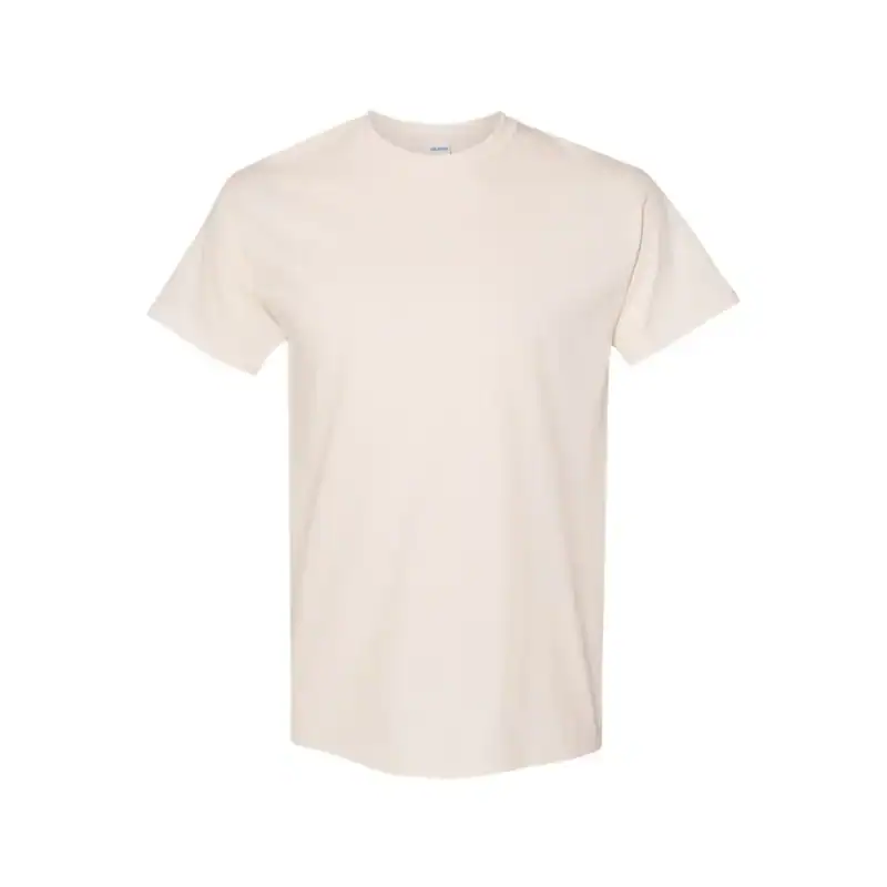 Natural Custom Heavyweight T-Shirt – Gildan 5000 | 100% Cotton Custom Print Tee