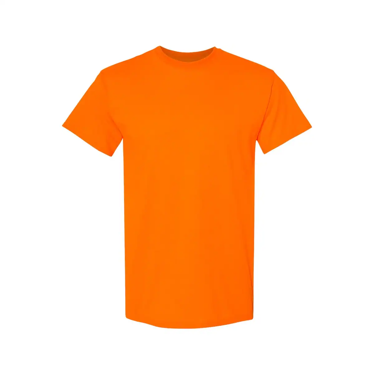 Safety (NEON) Orange Custom Heavyweight T-Shirt – Gildan 5000 | 100% Cotton Custom Print Tee