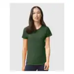 Alpine Green Custom Women’s Cotton T-Shirt – Gildan Heavy Cotton™ 5000
