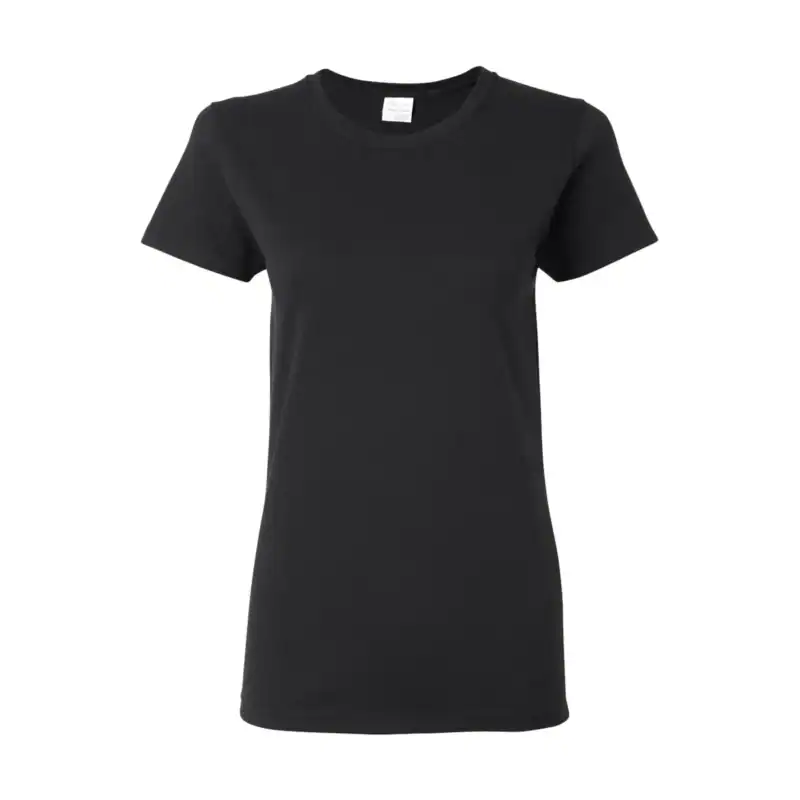 Black Custom Women’s Cotton T-Shirt – Gildan Heavy Cotton™ 5000