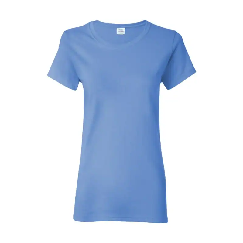 Carolina Blue Custom Women’s Cotton T-Shirt – Gildan Heavy Cotton™ 5000