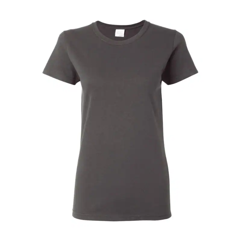 Charcoal Custom Women’s Cotton T-Shirt – Gildan Heavy Cotton™ 5000