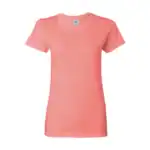Coral Silk Custom Women’s Cotton T-Shirt – Gildan Heavy Cotton™ 5000
