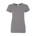 Gray Heather Custom Women’s Cotton T-Shirt – Gildan Heavy Cotton™ 5000