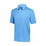 Columbia Blue Augusta Short Sleeve Polo Shirt - Custom Embroidered Polos for Business and Team Uniforms