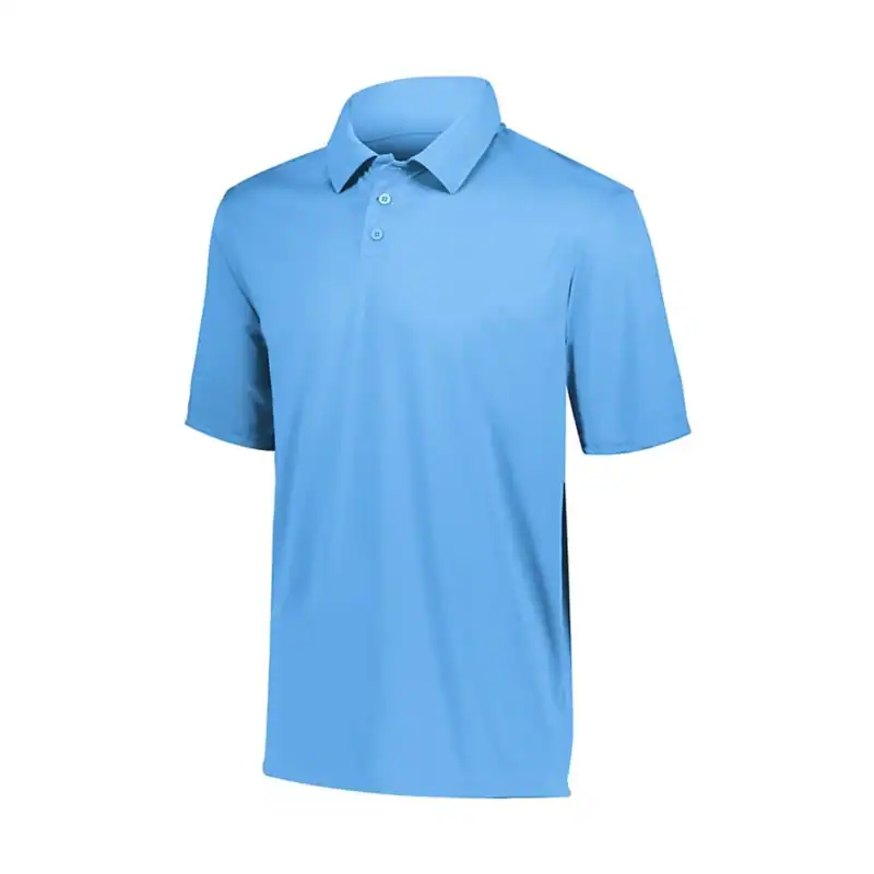 Columbia Blue Augusta Short Sleeve Polo Shirt - Custom Embroidered Polos for Business and Team Uniforms