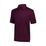 Maroon Augusta Short Sleeve Polo Shirt - Custom Embroidered Polos for Business and Team Uniforms