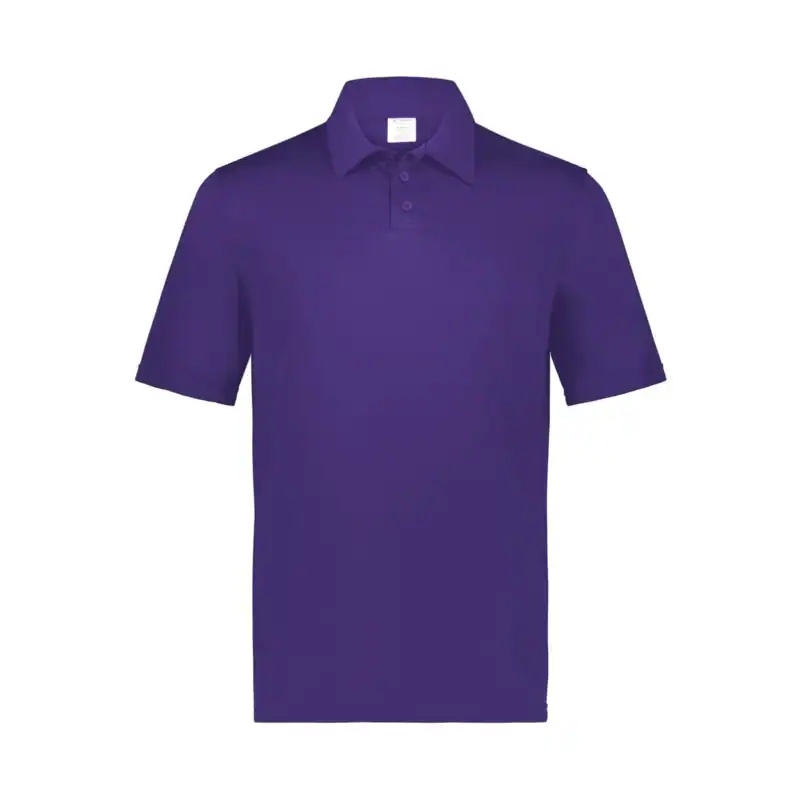 Purple Augusta Short Sleeve Polo Shirt - Custom Embroidered Polos for Business and Team Uniforms