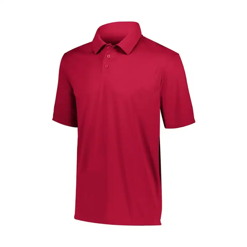 Red Augusta Short Sleeve Polo Shirt - Custom Embroidered Polos for Business and Team Uniforms