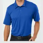Royal Augusta Short Sleeve Polo Shirt - Custom Embroidered Polos for Business and Team Uniforms shown on model