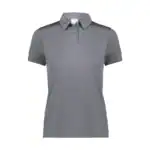 Charcoal Custom Embroidered Women's Polo Shirt – Augusta Vital Polo for Work & Uniforms