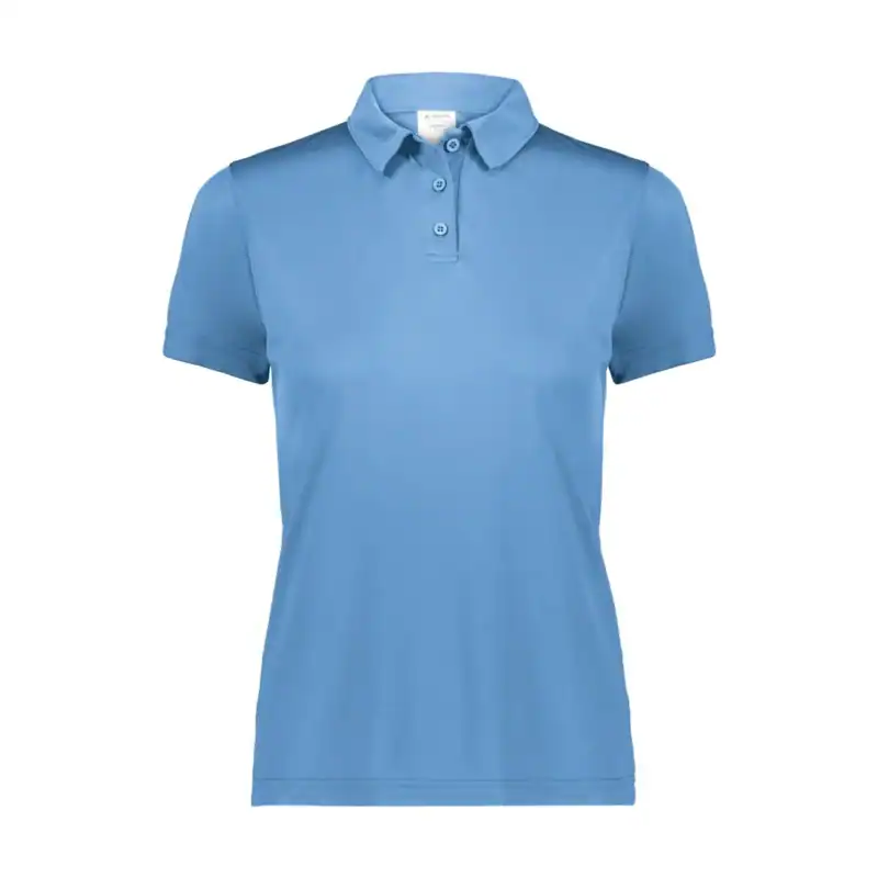 Indigo Blue Custom Embroidered Women's Polo Shirt – Augusta Vital Polo for Work & Uniforms