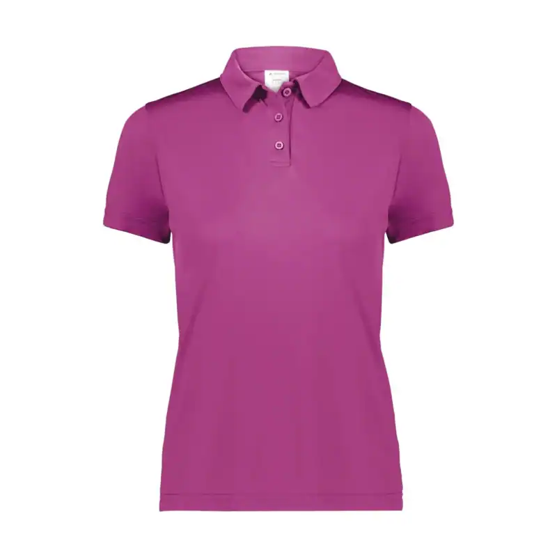Rose Custom Embroidered Women's Polo Shirt – Augusta Vital Polo for Work & Uniforms